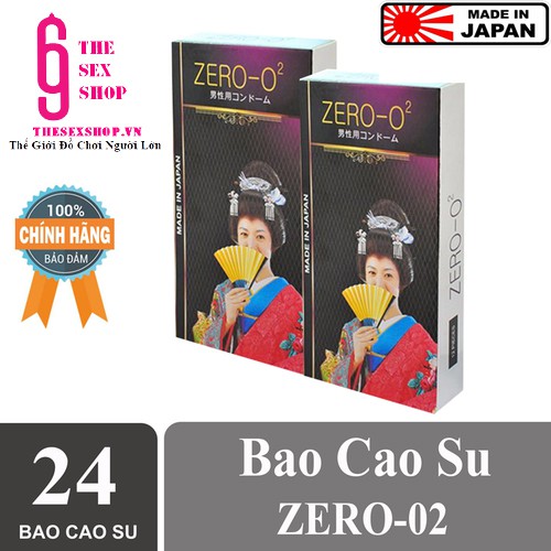 COMBO 02 Bao Cao Su Siêu Mỏng Zero O2