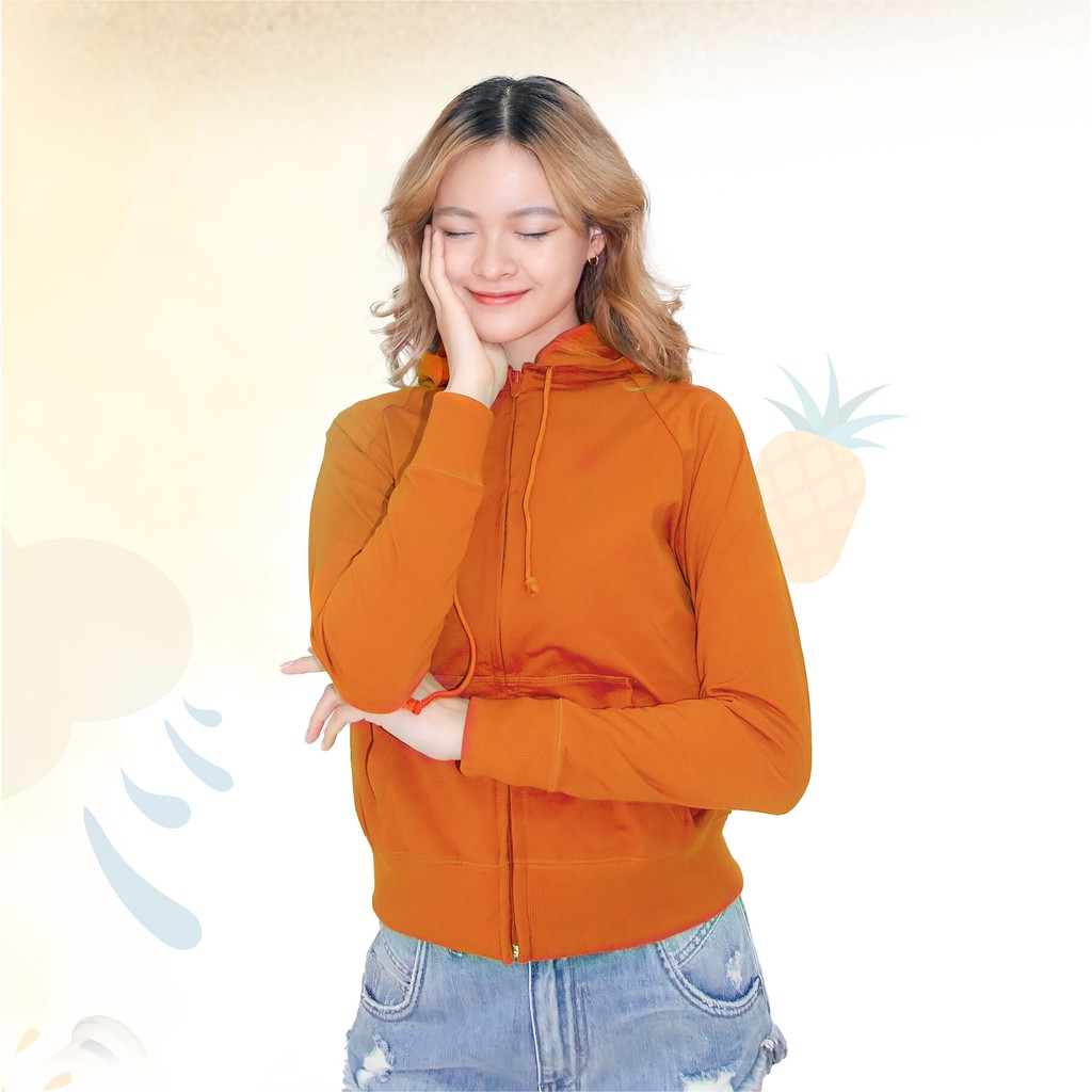 Áo Khoác Nữ Chống Nắng COTONFIO 8302 Chất liệu nỉ da cá phù hợp với mọi loại thời tiết