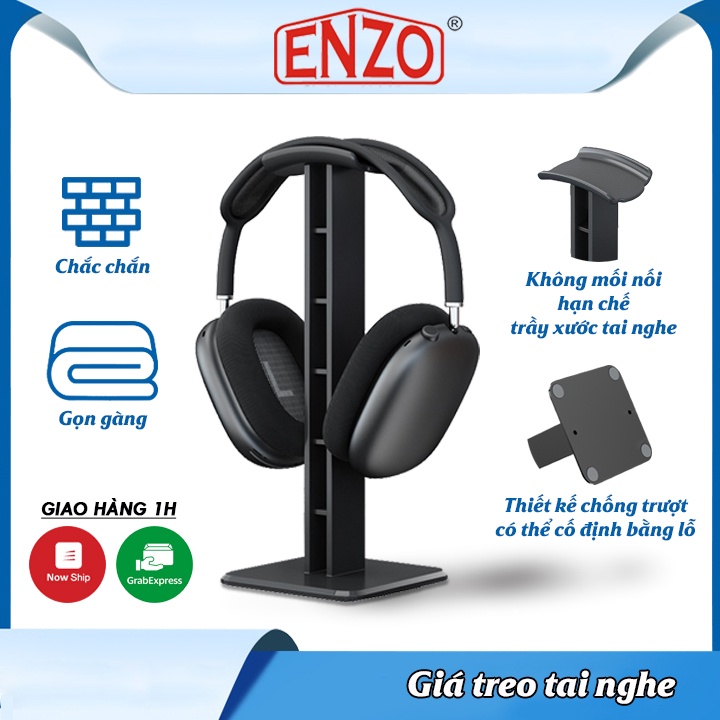 Giá Treo tai nghe chụp tai, Giá Đỡ Headphone chống xước chống trượt cứng cáp chắc chắn phù hợp với tất các loại tai nghe