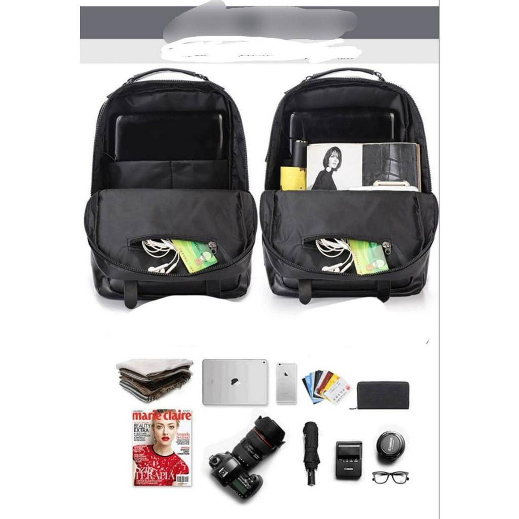 Ba lô da nam thời trang Hàn Quốc để vừa laptop