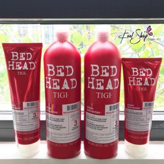 Cặp 750ml-dầu gội xả tigi - dành cho tóc hư tổn, hỏng, yếu, khô