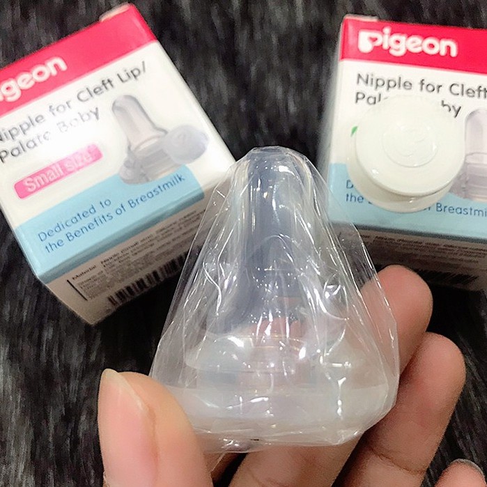 Bình sữa Pigeon chuyên biệt cho trẻ sứt môi hở, hàm ếch | Bình sữa hỗ trợ trẻ bị tật chẻ vòm