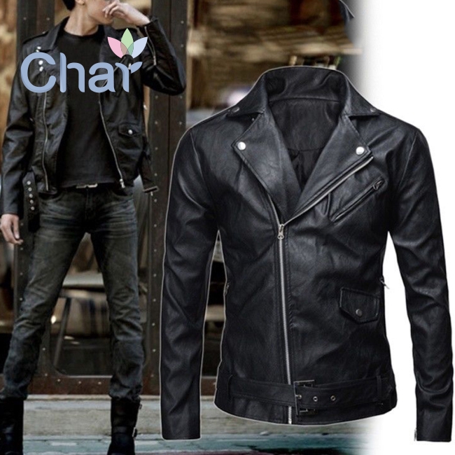 Áo khoác nam da PU thời trang Hàn Quốc cá tính | BigBuy360 - bigbuy360.vn