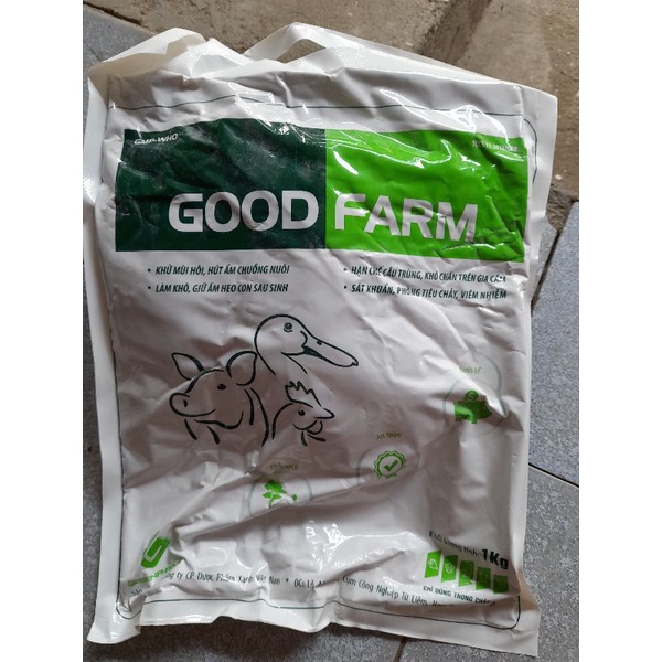 Good farm men vi sinh rải nền chuồng lăn lợn con sơ sinh heo con cho ấm sát kh uân thỏ dê chó khử mùi hôi mèo gà đá chim