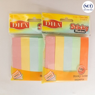 Giấy note 5 nàu nhựa DHA (SP2142)