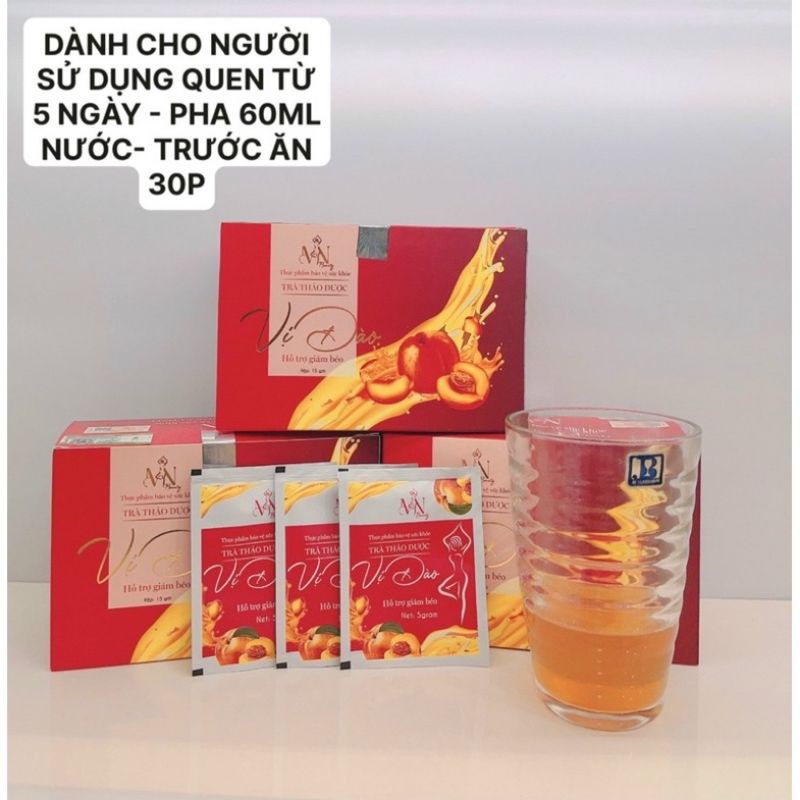 Trà Đào X3 Giảm Cân Tặng Kèm detox