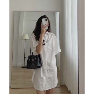 Váy suông có cổ dáng váy basic nhẹ nhàng