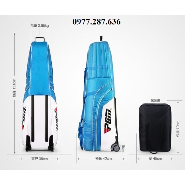 Cover máy bay túi đựng gậy golf túi hàng không cao cấp của PGM - PGM GOLF AVIATION PACKAGE CM007
