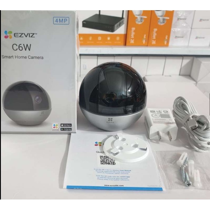 Camera Wifi Ezviz C6W 4Mp 2K Siêu Nét - Góc rộng - XOAY 360 Chính Hãng