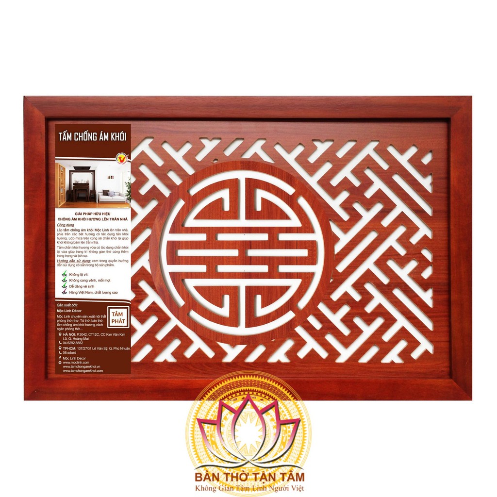 TẤM CHỐNG ÁM KHÓI THẮP HƯƠNG