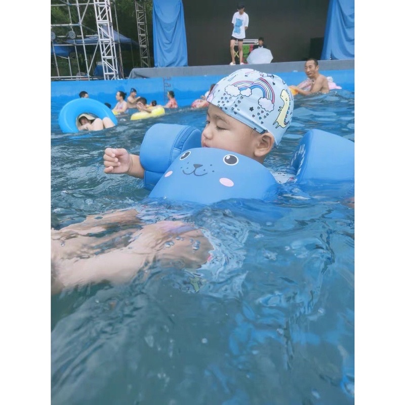 (Hàng cao cấp ) Phao bơi luồn tay, ngực Mambobaby cho bé từ 3-8 tuổia