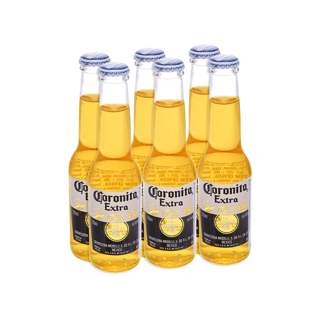 Lốc 6 chai Bia coronita extra