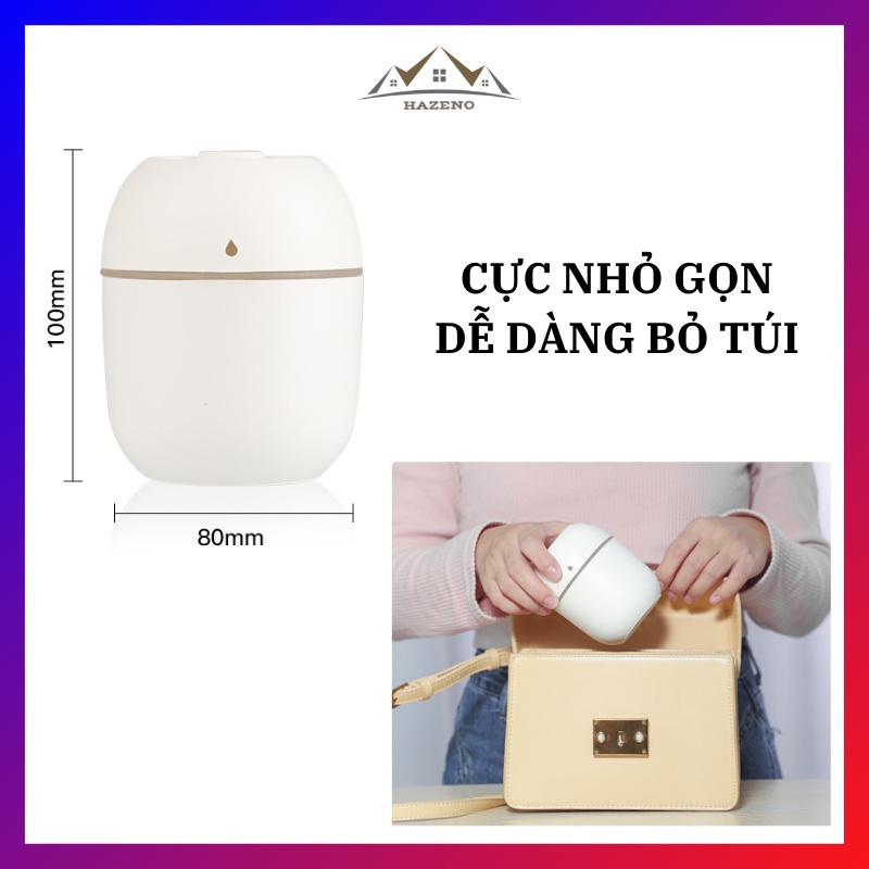 Máy Xông Tinh Dầu Mini Máy Tạo Ẩm Phun Sương Khuếch Tán Tinh Dầu Đuổi Muỗi Tỏa Hương Thơm Dùng Cho Phòng Ngủ Và Xe Hơi