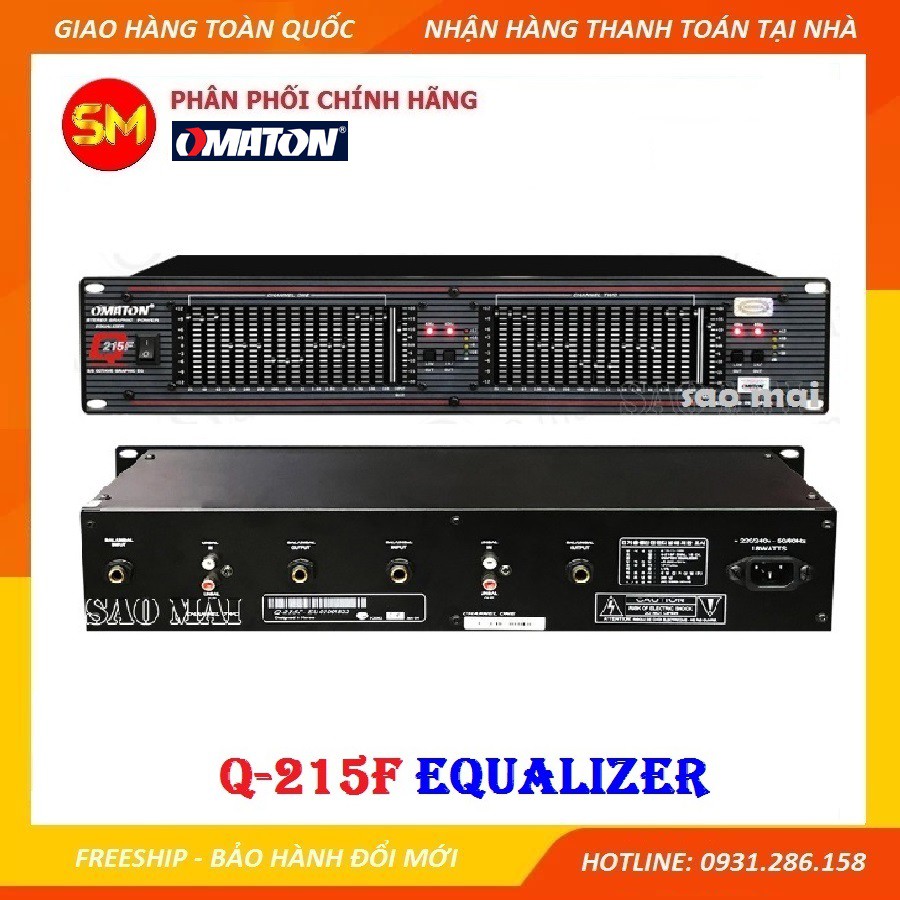Lọc xì EQ Equalizer OMATON Q215F