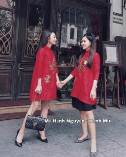 GẤM ĐỎ THÊU HOẠ TIẾT