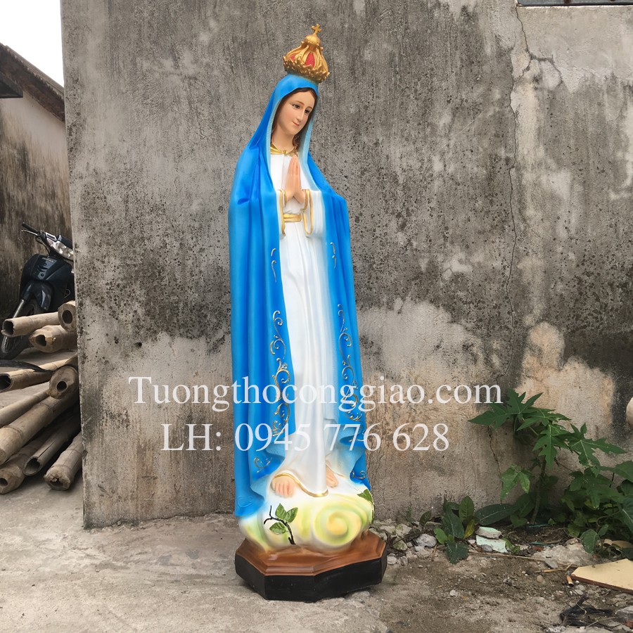 Tượng Đức Mẹ Fatima 1m Composite cao cấp