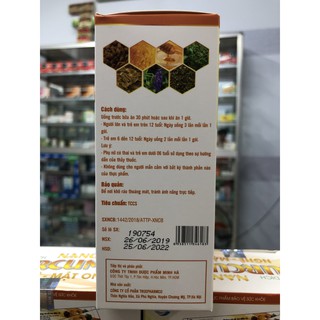 Nano CurCuMin Nghệ - Mật ong [ dung dịch hộp 20 gói ]
