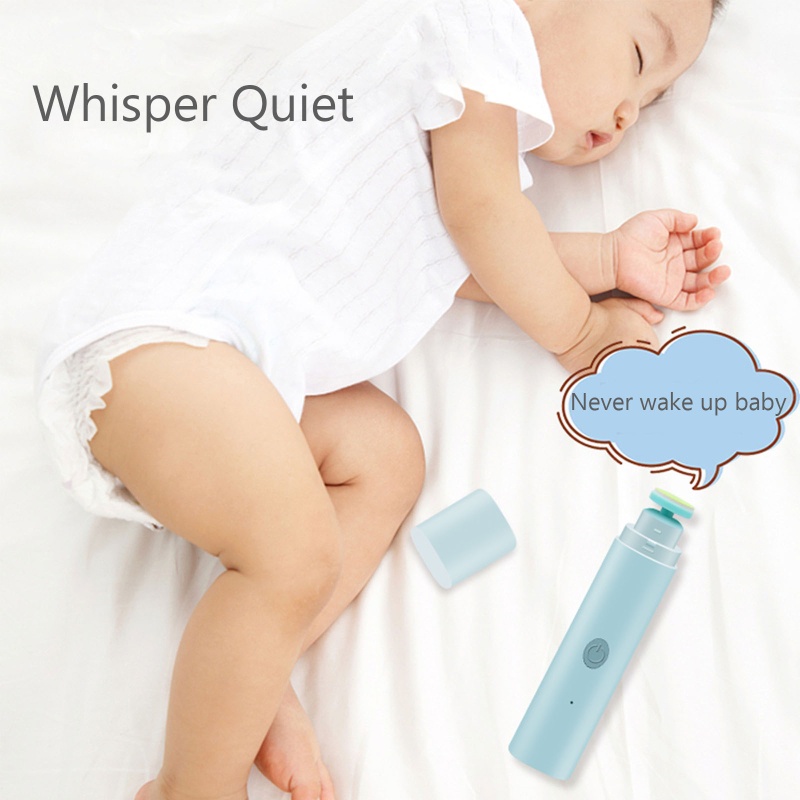 Máy Mài Móng Tay Bằng Điện Kèm 6 Đầu Mài Dành Cho Trẻ Em Và Người Lớn