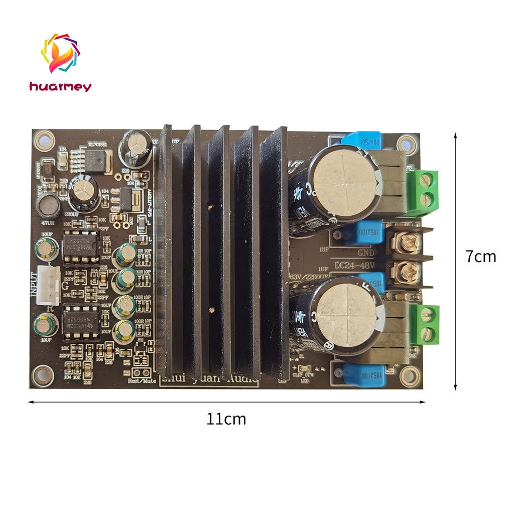 Bảng mạch khuếch đại âm thanh TPA3255 bằng kim loại với công suất cao