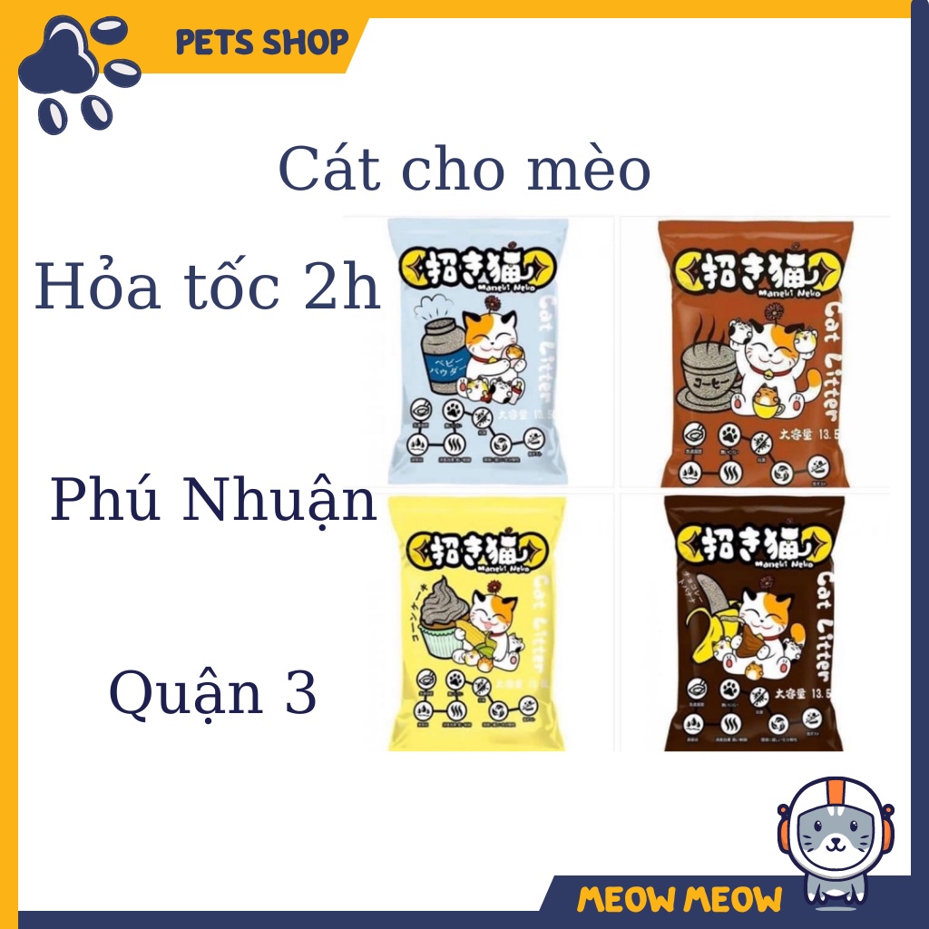 Cát vệ sinh cho mèo NEKKO 5L - Cát Nekko xuất sứ Nhật Bản nhiều hương.