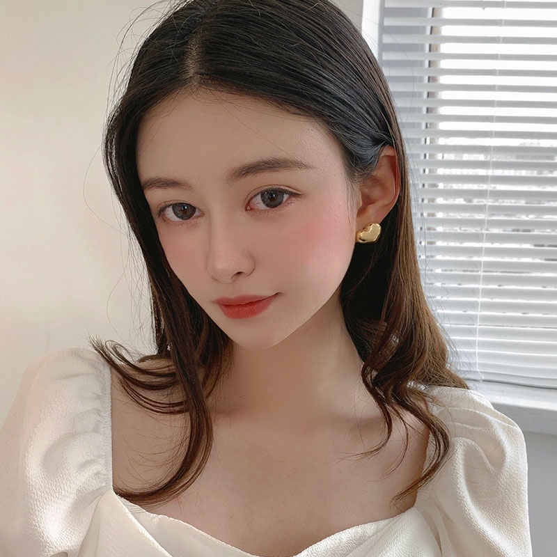 Bông Tai Đính Ngọc Trai Cao Cấp Phong Cách Baroque Hàn Quốc