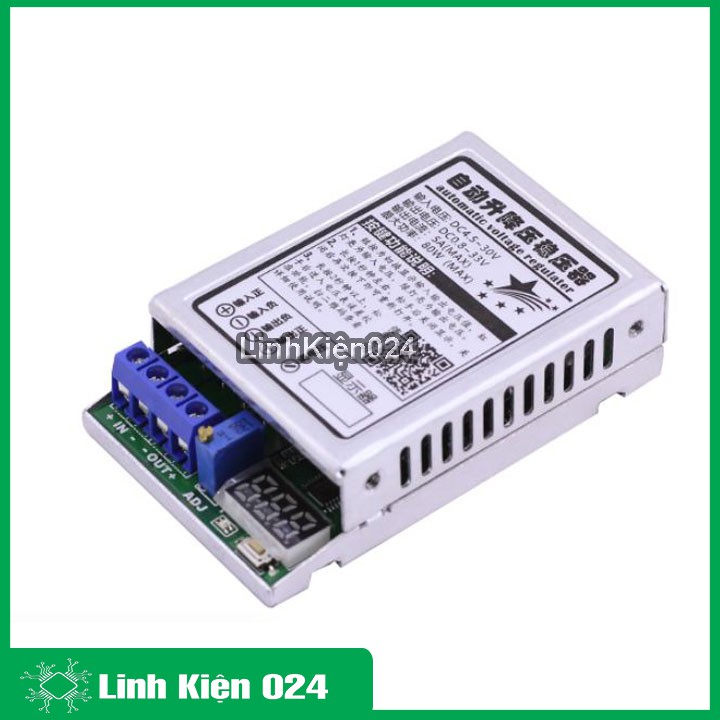Module Boost Buck DC-DC Vin 4.5V-30VDC Vout 0.8V-33VDC 5A 80W