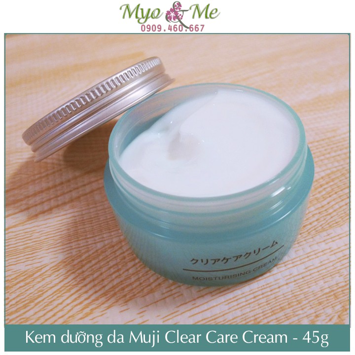 Kem dưỡng da Muji Clear Care Cream dành cho da dầu mụn - 45g