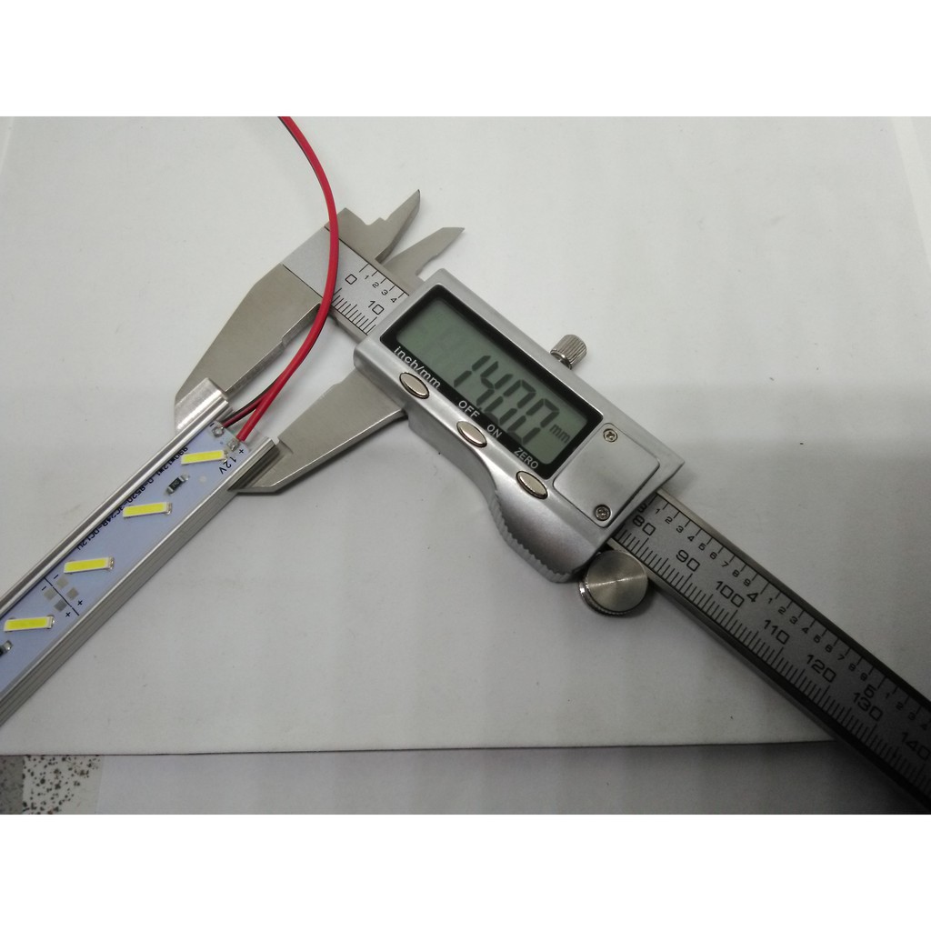 Bóng tuýp led 12V 14W (dài 1m, rộng 14mm) Chip led: SMD 4014/8520/7030(vỏ bằng nhôm và nhựa)