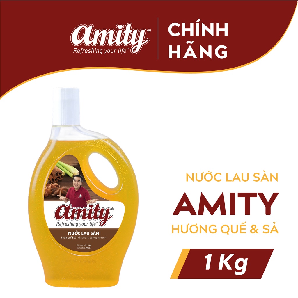 Nước lau sàn AMITY 1Kg Nhiều Mùi Hương