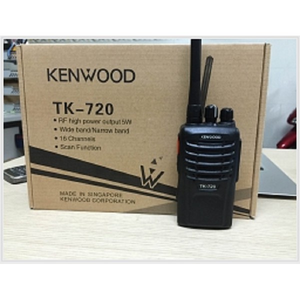 Bộ đàm cầm tay Kenwood TK720 (Nồi đồng cối đá, bảo hành 24 tháng)