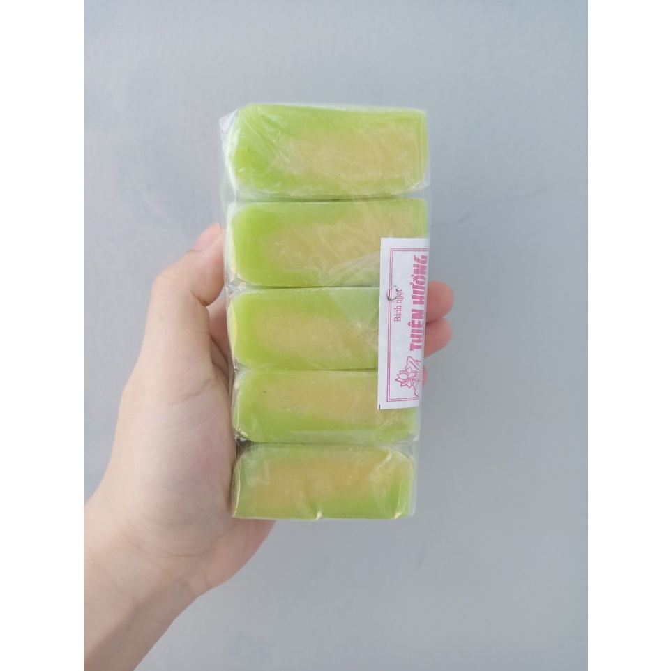 BÁNH DẺO XANH NHÂN ĐẬU XANH_COMBO 5 CÂY