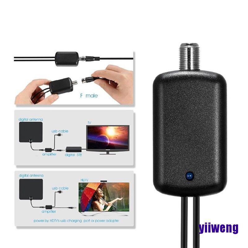 Ăng Ten Khuếch Đại Tín Hiệu Hdtv Kỹ Thuật Số Cho Tv Fox Antenna Hd Channel 25db