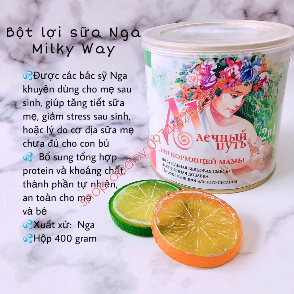 BỘT NGŨ CỐC LỢI SỮA MILKY WAY 400G CHÍNH HÃNG NGA - 9495