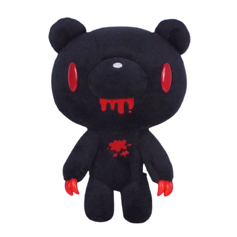 20cm/7.9in Gloomy Bear Plush Toy Bloodthirsty Pink Bear Soft Stuffed Pillow Doll For Kids Birthday Christmas Halloween Gifts