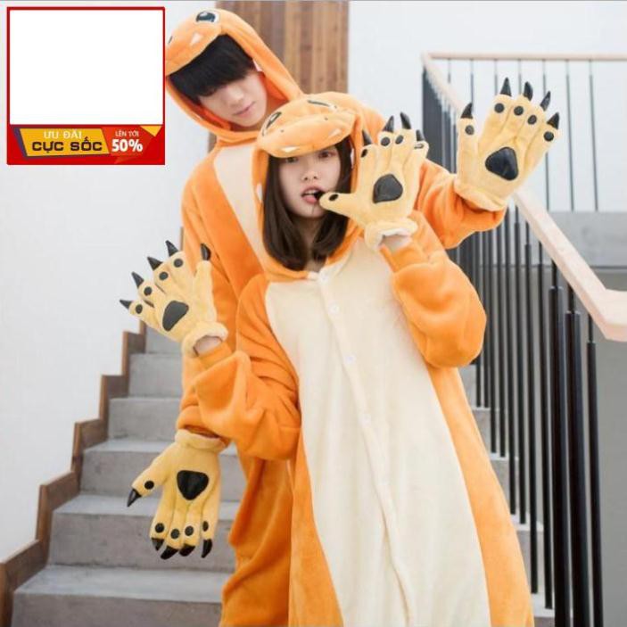 Bộ Đồ Thú Khủng Long Xanh ❤️ FREESHIP ❤