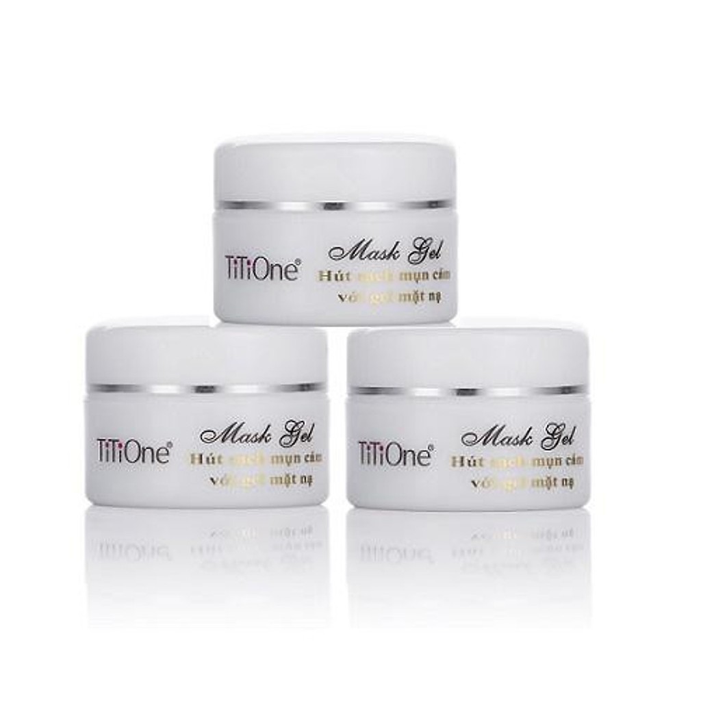 Combo gel lột mụn titione nha đam 15gr+kèm 10 giấy lột mụn