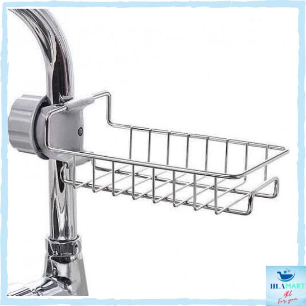 Kệ Đựng Đồ Rửa Chén Gắn Vòi Tiện Lợi - Kệ gắn vòi bồn rửa bát inox cao cấp