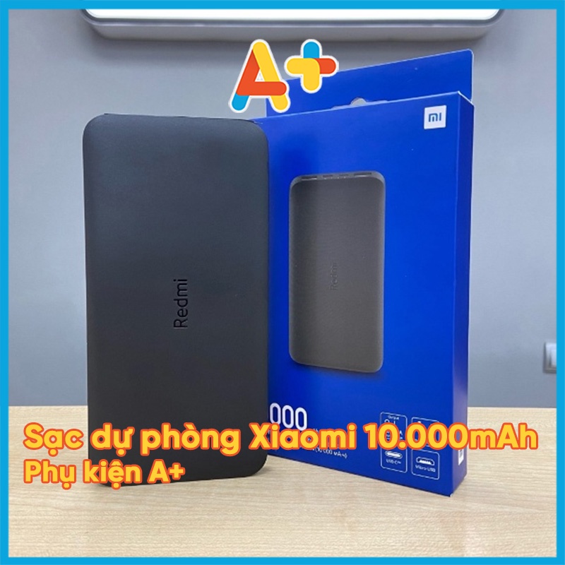 Pin Sạc Dự Phòng Xiaomi Redmi Power Bank 10000mAh Giá Rẻ - Phụ kiện A Plus