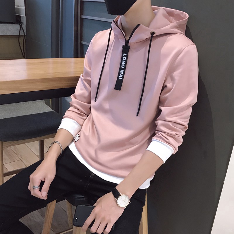 Áo hoodie nam đen in chữ phong cách hip hop | BigBuy360 - bigbuy360.vn