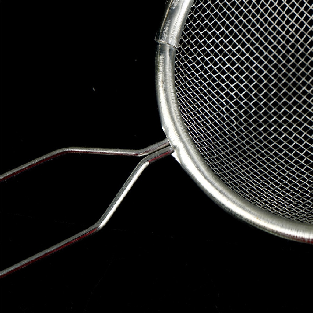 【WIT】 Snack Fryer Strainer Wire Fine Mesh Oil Strainer Flour Colander Sifter Sieve .