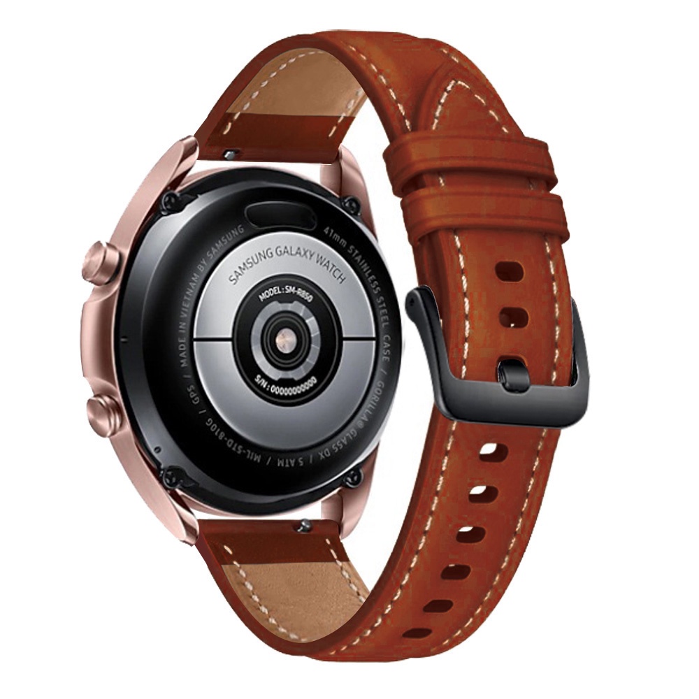 Dây đeo bằng da 22mm cho đồng hồ thông minh huami amazfit gtr 3 / 3 pro amazfit gtr 2 2e