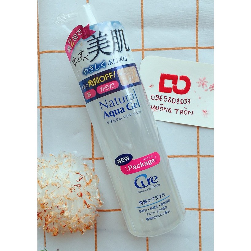 Gel Tẩy Da Chết Cure Natural Aqua Gel 250g của Nhật Bản