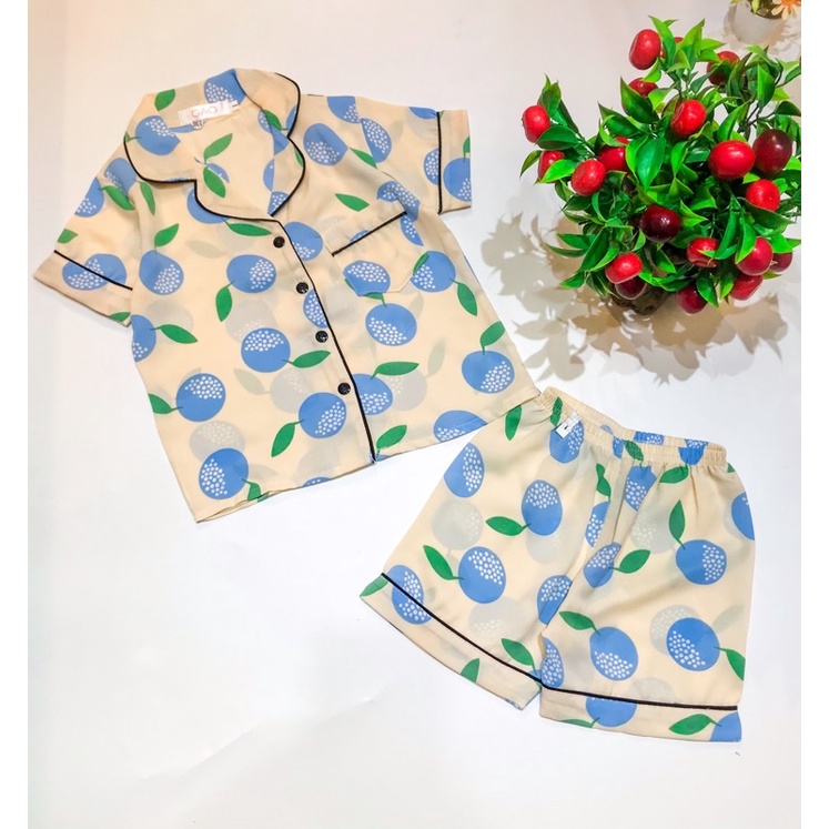 (10-50kg) bộ đùi pijama lụa mango cho bé