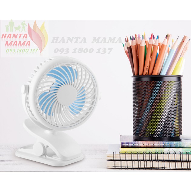 Quạt kẹp mini Yashang, Pin sạc 10000mAh, xoay 360 độ, Quạt kẹp xe đẩy, để bàn chạy liên tục 30h, chạy êm, gió mát