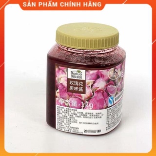 Sốt mứt hoa hồng boduo làm trà hoa quả