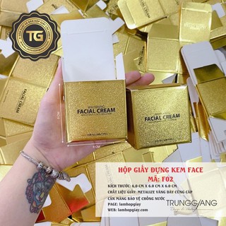 Hộp giấy face vàng