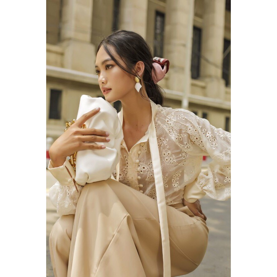 SÒ VINTAGE - KEL Quần culottes xẻ ống túi xéo | BigBuy360 - bigbuy360.vn