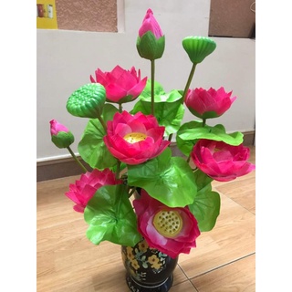 Cụm Hoa Sen_ hoa giả