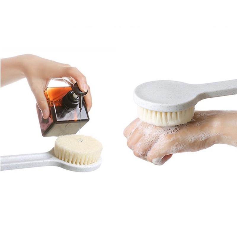 Bàn Chải Cọ Lưng Muji Cán Dài Có Hộp