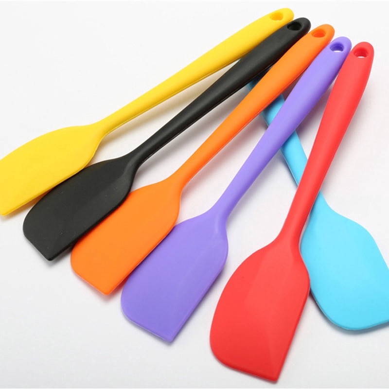 Phới silicone chịu nhiệt dùng để phết kem, bơ.. (silicon nguyên khối) phới trộn bột, vét bột, muôi lật thức ăn